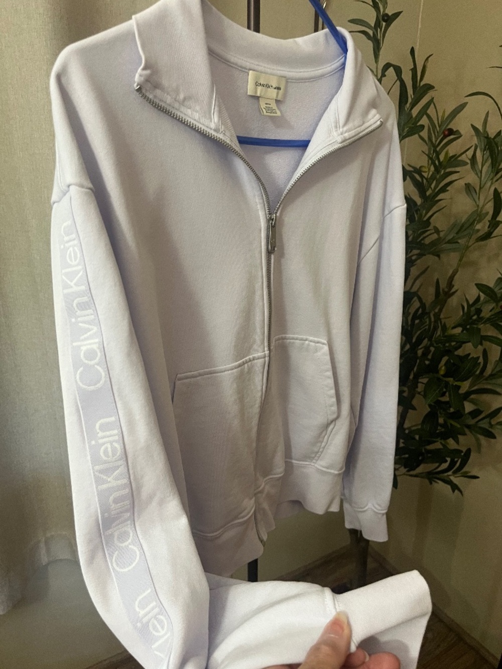 Calvin Klein performance jacket light lavender